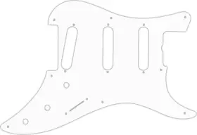 BGDS3-8304 WD MUSIC Pickguard Fender Bullet Deluxe