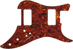 BGH-4005P WD MUSIC Pickguard Fender Bullet Tortoise Parchment