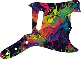 BR-56GP01 WD MUSIC Pickguard Fender Bronco Rainbow Paint