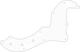 DBAS5-104 WD MUSIC Pickguard Fender American Standard Bass