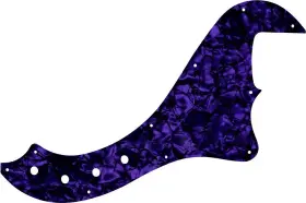 DBSD4-128PR WD MUSIC Pickguard Squier Fender Deluxe Bass Iv