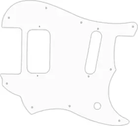 DSKCM-1604R WD MUSIC Pickguard Fender Sonic Offset Duo