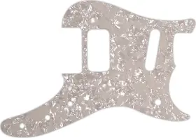 DSSH-1028A WD MUSIC Pickguard Fender Sonic Offset Pearl Blac
