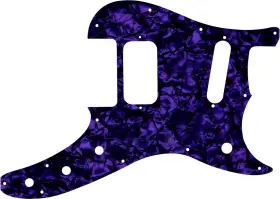 DSSH-1028PR WD MUSIC Pickguard Fender Sonic Offset Pearl Duo