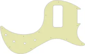 EB-1034 WD MUSIC Pickguard Gibson Bass Ply