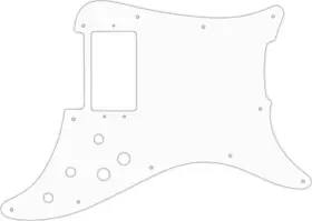 FL-3104 WD MUSIC Pickguard Fender Lead