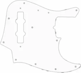 JB50-1002 WD MUSIC Pickguard Fender Jazz Bass