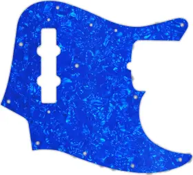 JB50-1028BU WD MUSIC Pickguard Fender Jazz Bass Pearl