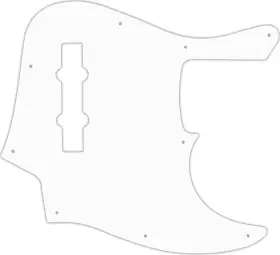 JBEL4-2102 WD MUSIC Pickguard Fender American Elite Jazz Bass