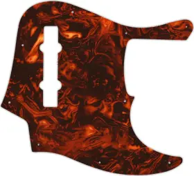 Wd Music Jbel5-2105f Custom Pickguard For Fender American Elite 5 String Jazz Bass V #05f Faux