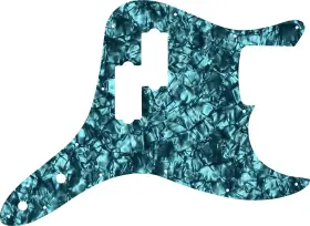 JBMH-328AQ WD MUSIC Pickguard Fender Hoppus Bass Aqu
