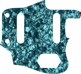 JGAP-1228AQ WD MUSIC Pickguard Fender American Jaguar Aqua