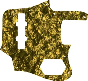 JGBD-1228GD WD MUSIC Pickguard Fender Deluxe Jaguar Bass