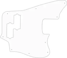 JGBP-1802 WD MUSIC Pickguard Fender Player Jaguar Bass