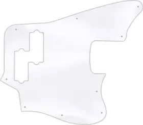 JGBP-1845T WD MUSIC Pickguard Fender Player Jaguar Bass Acry