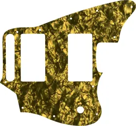JGBT-1228GD WD MUSIC Pickguard Fender Blacktop Jaguar Pearl