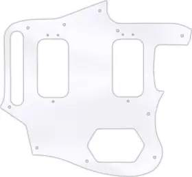 JGCP-1245 WD MUSIC Pickguard Fender Classic Player Jaguar Acr