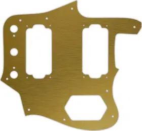 JGHH-1214 WD MUSIC Pickguard Fender Jaguar Simulated Brushe