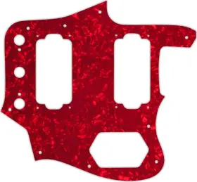 JGHH-1228R WD MUSIC Pickguard Fender Jaguar Pearl