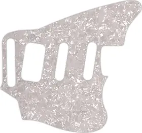 JGPS-1228 WD MUSIC Pickguard Fender Pawn Jaguarillo Pearl Bla