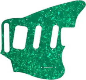 JGPS-1228GR WD MUSIC Pickguard Fender Pawn Jaguarillo Pearl