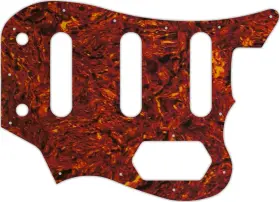 JGVM6-1005P WD MUSIC Pickguard Squier Fender Modifed Bass Vi