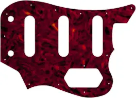 JGVM6-1005T WD MUSIC Pickguard Squier Fender Modifed Bass Vi