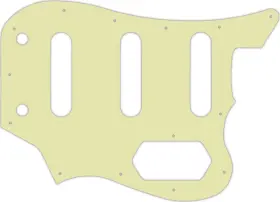 JGVM6-1034 WD MUSIC Pickguard Squier Fender Modifed Bass Vi