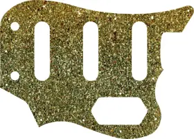 JGVM6-1060GS WD MUSIC Pickguard Squier Fender Modifed Bass Vi