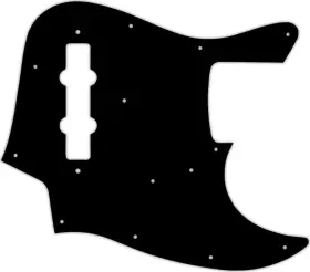 JPJB-2138 WD MUSIC Pickguard Fender Jazz Bass Cream