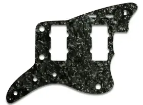 JZ-1428BK WD MUSIC Pickguard Fender Jazzmaster Pearl