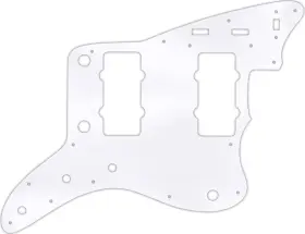 JZ-1445 WD MUSIC Pickguard Fender Jazzmaster Cle