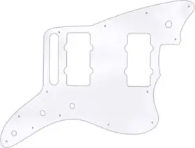 JZAS-1445T WD MUSIC Pickguard Fender American Jazzmaster