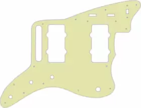JZCP-1434T WD MUSIC Pickguard Fender Classic Player