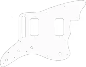 JZHH-1402 WD MUSIC Pickguard Fender Jazzmaster