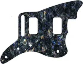JZHH-1435 WD MUSIC Pickguard Fender Jazzmaster Abalone
