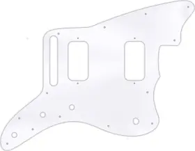 JZHH-1445T WD MUSIC Pickguard Fender Jazzmaster Acrylic