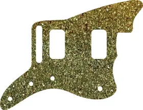 JZHH-1460GS WD MUSIC Pickguard Fender Jazzmaster Sparkle