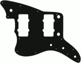 JZP-1401ALEFTHAND WD MUSIC Pickguard Left Fender American