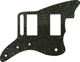 JZSHH-1460BS WD MUSIC Pickguard Fender Blacktop Jazzmaster