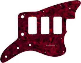JZT-1405T WD MUSIC Pickguard Fender Triple Jazzmaster Tortoi