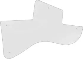 LPH-2222 WD MUSIC Pickguard Gibson Les Paul Junior Humbucker