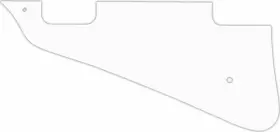 LPN-502LEFTHAND WD MUSIC Pickguard Left Gibson Les Paul
