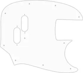MBJR-0202T WD MUSIC Pickguard Fender Mustang Bass Reissu