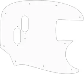 MBJR-0204 WD MUSIC Pickguard Fender Mustang Bass Reissu
