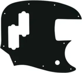 MBPJ-1501A WD MUSIC Pickguard Fender Scale Mustang Bass Pj
