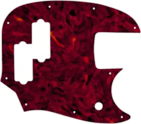 MBPJ-1505T WD MUSIC Pickguard Fender Scale Mustang Bass Pj