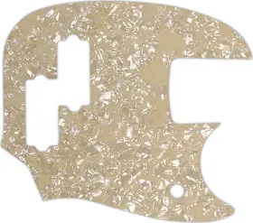 MBPJ-1528C WD MUSIC Pickguard Fender Scale Mustang Bass Pj