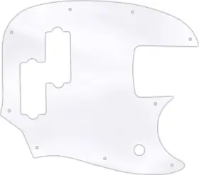 MBPJ-1545 WD MUSIC Pickguard Fender Scale Mustang Bass Pj