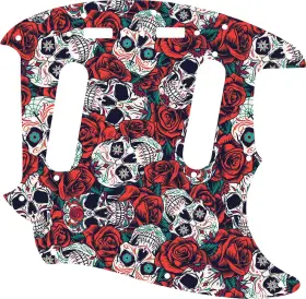 MG-13GS01 WD MUSIC Pickguard Fender Mustang Muertos Calaver
